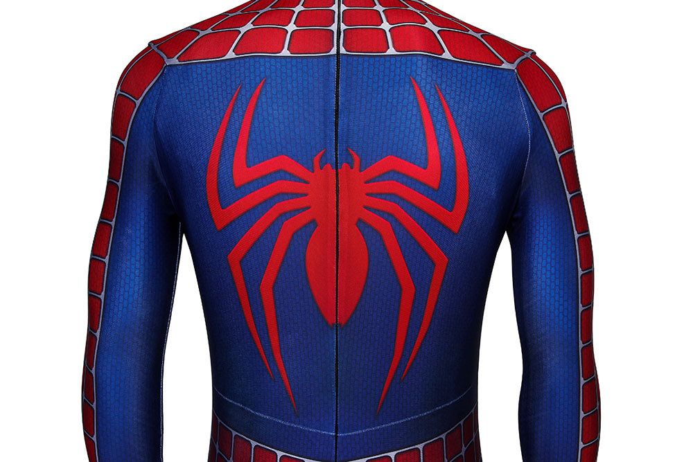 Spider-Man Tobey Maguire Jumpsuit Cosplay Costume for Halloween