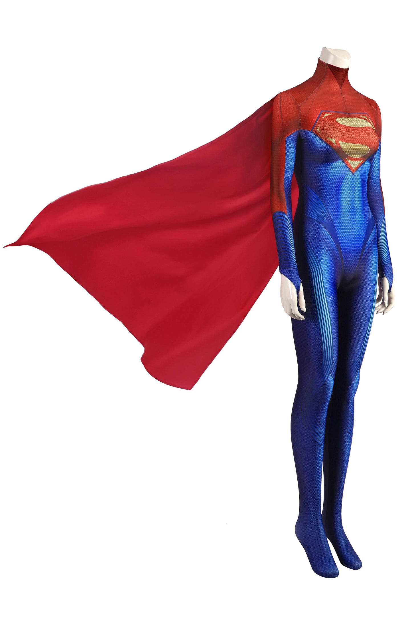 2022 The Flash Supergirl Jumpsuit Cosplay Costume for Halloween