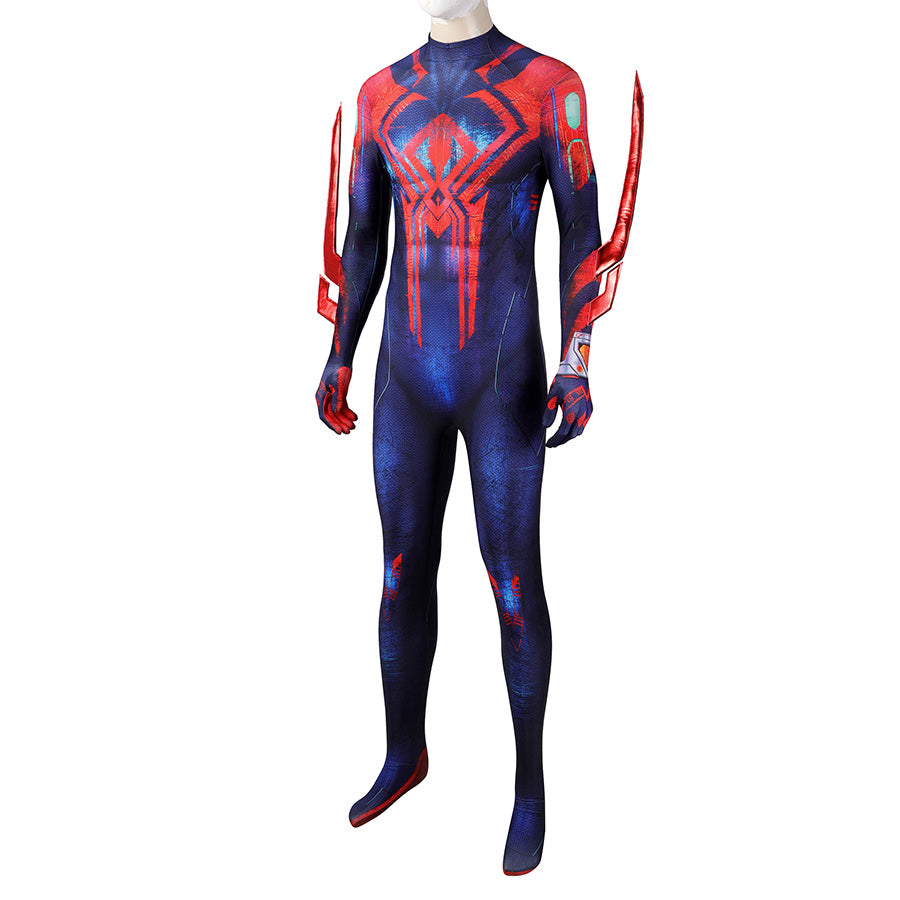 Spider-Man: Across the Spider-Verse Spider-Man 2099 Jumpsuit Cosplay Costume for Halloween