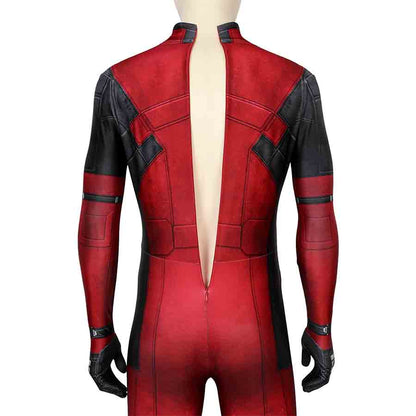 Deadpool Jumpsuit Cosplay Costume Full Set for Halloween