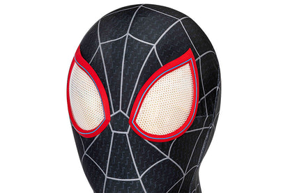 Spider-Man: Into the Spider-Verse Miles Morales Jumpsuit Cosplay Costume for Halloween