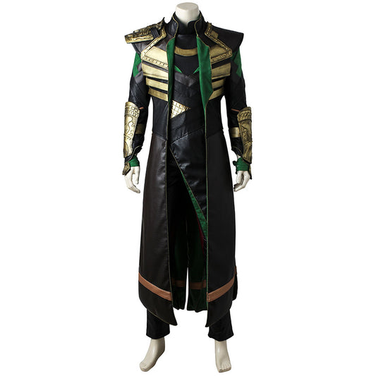 Thor: The Dark World Loki Cosplay Costume Full Set for Halloween