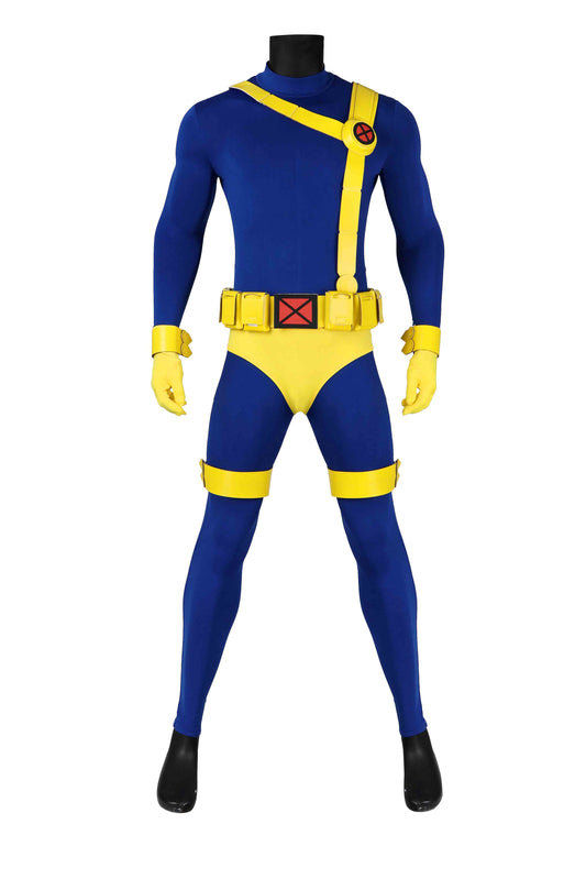 X-Men '97 Cyclops Scott Summers Jumpsuit Cosplay Costume Outfit for Halloween