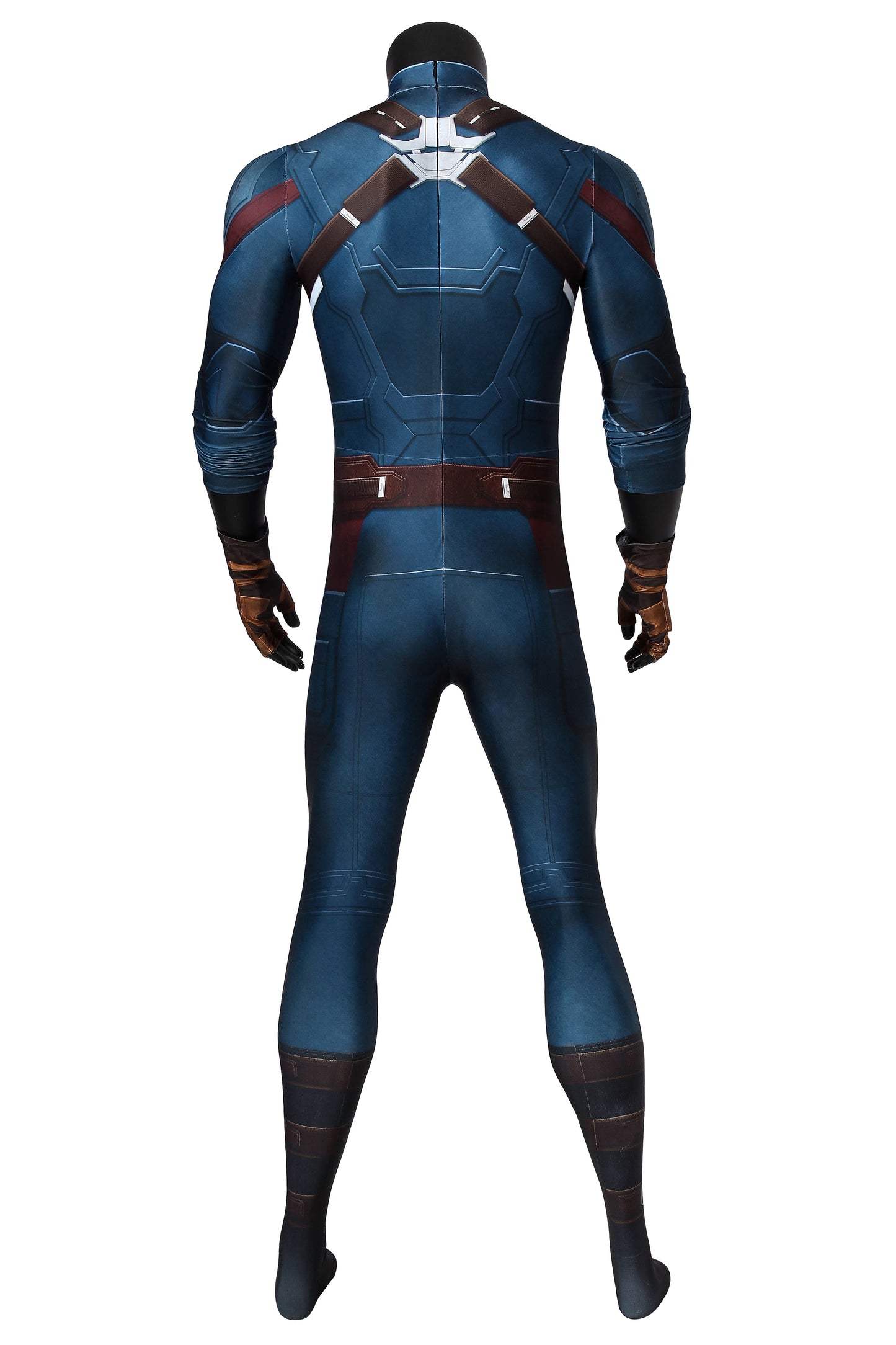 Avengers: Infinity War Captain America Steven Rogers Jumpsuit Cosplay Costume for Halloween