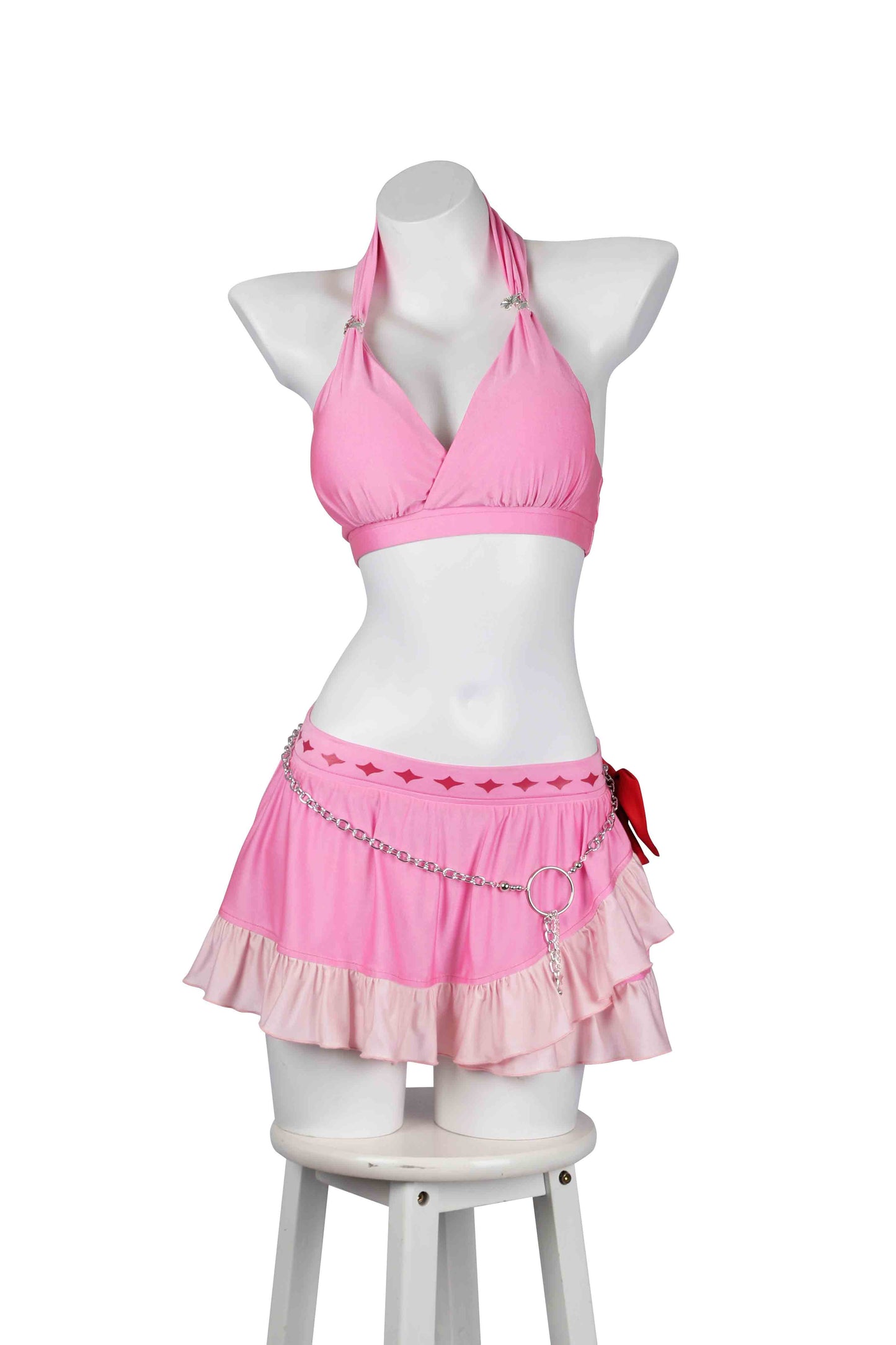 Final Fantasy VII Rebirth FF7 Aerith Gainsborough Swimsuit Cosplay Costume Outfit for Halloween