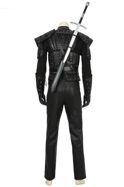 The Witcher 2019 Geralt Of Rivia Cosplay Costume Suit for Halloween