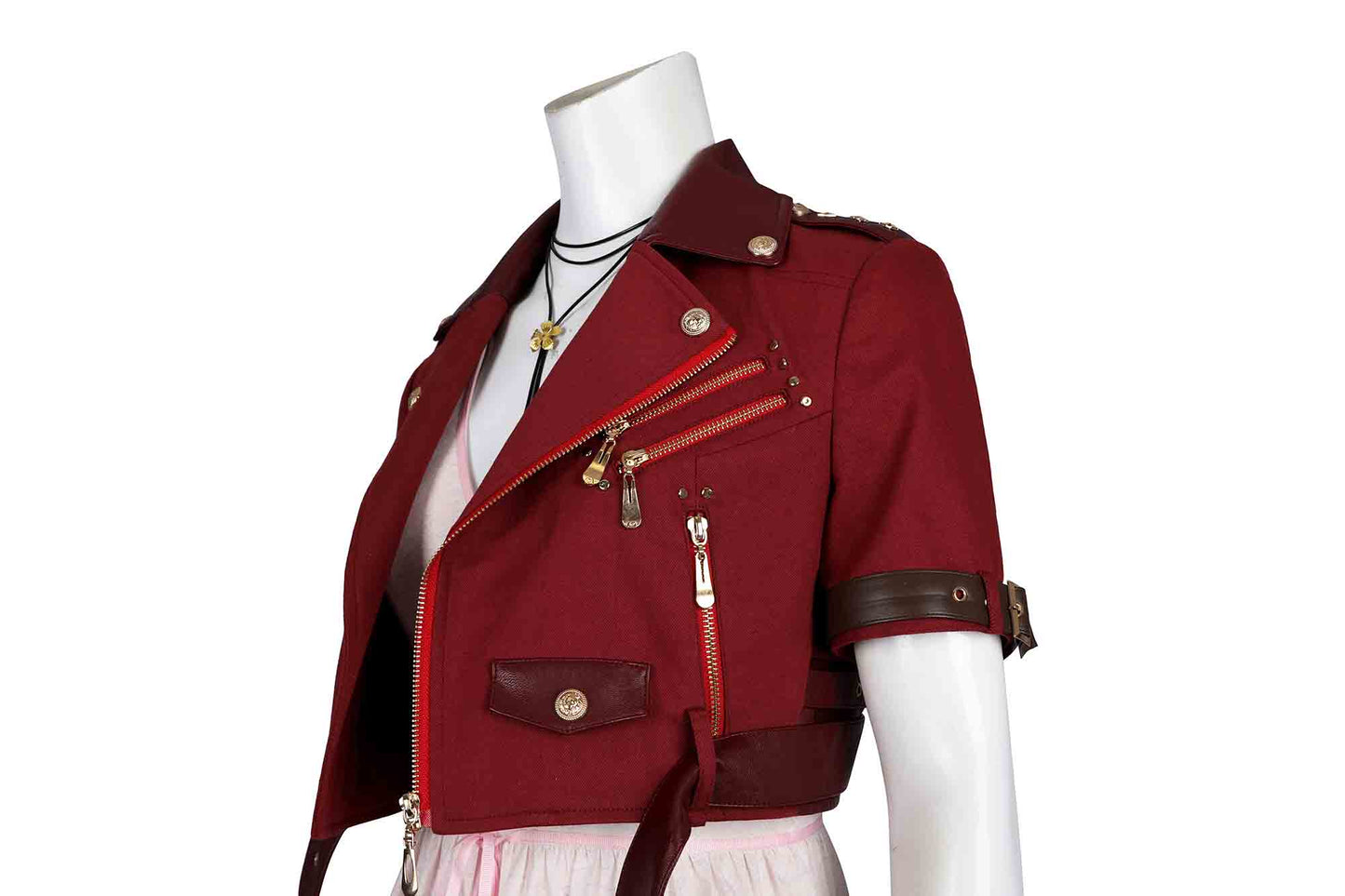 Final Fantasy VII Rebirth Aerith Gainsborough Cosplay Costume Suit for Halloween