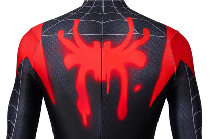 Spider-Man: Into the Spider-Verse Miles Morales Jumpsuit Cosplay Costume for Halloween