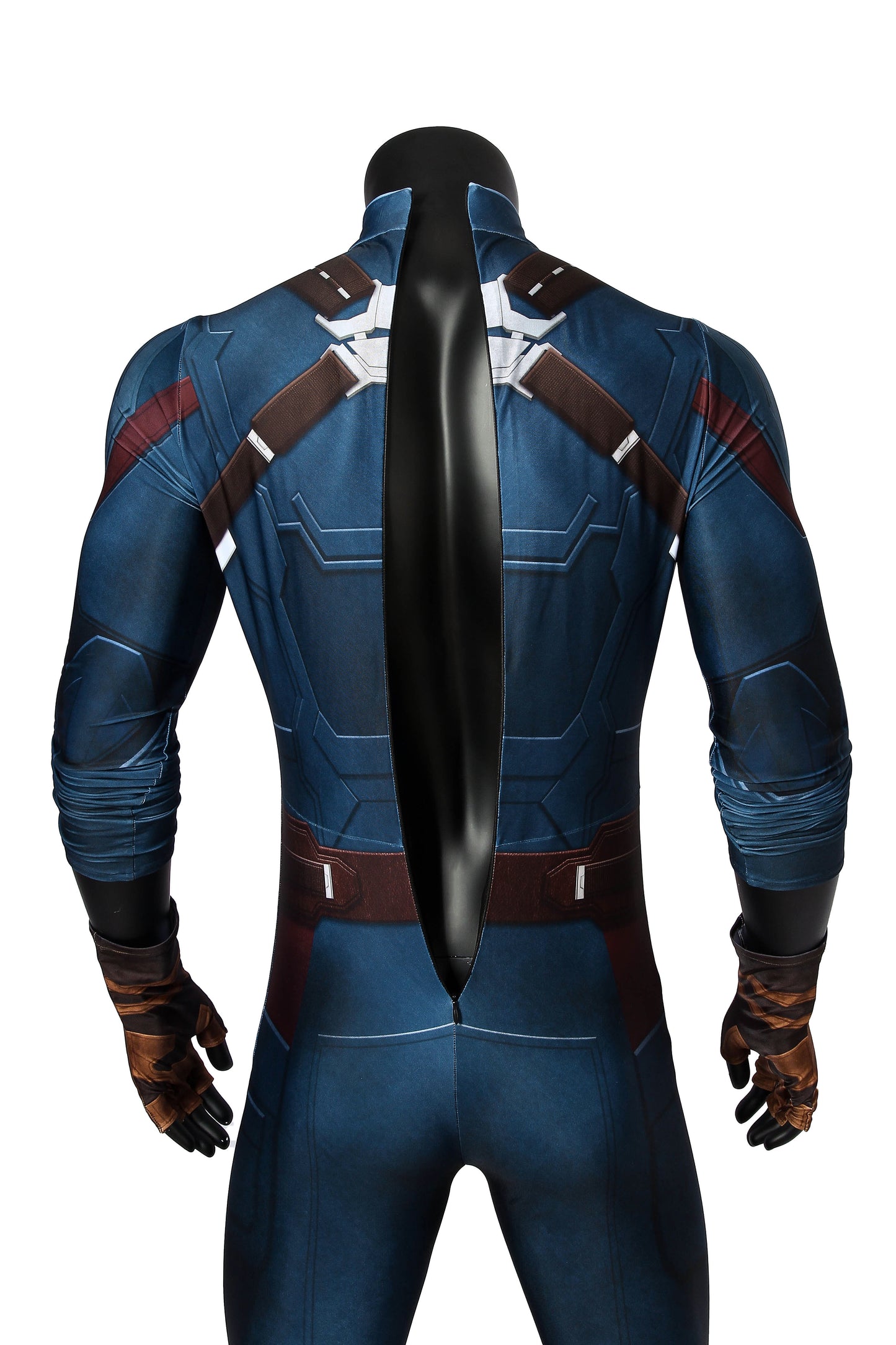 Avengers: Infinity War Captain America Steven Rogers Jumpsuit Cosplay Costume for Halloween