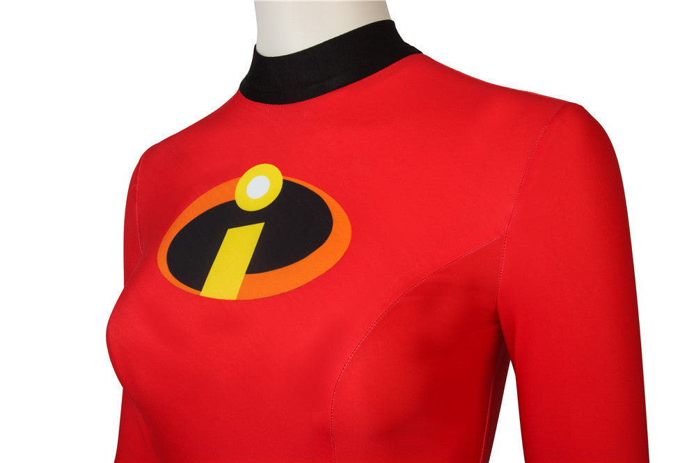 Incredibles 2 Elastigirl Helen Parr Jumpsuit Cosplay Costume for Halloween